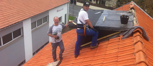 pose de velux et fenêtre de toit
